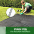 GardenGloss® Galvanized Landscape Staples 6 Inch - 11 Gauge - 20 Pack - Garden Staples for Blowups, Landscape Fabric & Decoration - Landscape Pins...