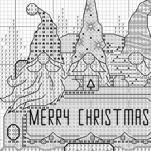 Dimensions Red Truck and Holiday Gnomes Christmas Counted Cross Stitch Kit, 6" D, 14 Cnt. Light Blue Aida 6 Piece...