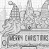 Dimensions Red Truck and Holiday Gnomes Christmas Counted Cross Stitch Kit, 6" D, 14 Cnt. Light Blue Aida 6 Piece...