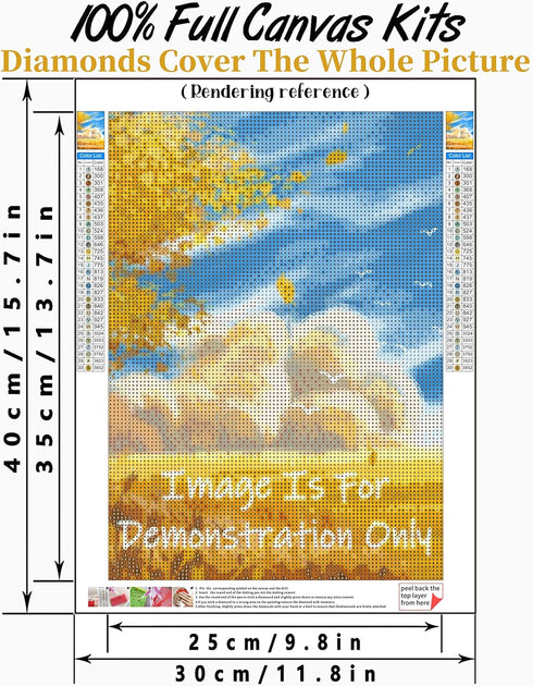 Diamond Painting Kits Embrace of The Rainy Night Embroidery Kits by Number for Beginners, City Neon Street Couple for Couple Room Decor 30X40cm......