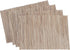 Saro Lifestyle Melaya Collection Shimmering Woven Nubby Placemat (Set of 4), 14"x20", Natural...