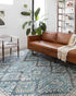 Loloi II Skye Collection SKY-03 Denim/Natural 2'-3" x 3'-9" Accent Rug...
