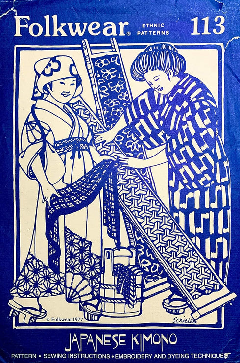 Japanese Kimono Pattern: Folkwear 113...