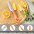 Paring Knives, Stainless Steel Paring Knife Set with Cover, 3.6 inch Pairing knife, Ultra-Sharp Small Kitchen Knife, Great for Fruit and Vegetable...
