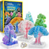 Kids Crystal Growing Kit - Grow 6 Crystal Trees in Just 6 Hours, Educational STEM Craft Kit with Art Supplies and Geode Specimen...