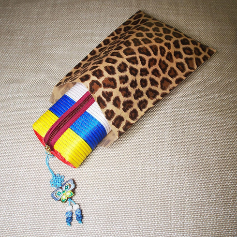 CuteBox Leopard/Cheetah Flat Paper Gift Bags 100 pcs (5" x 7") for Merchandise, Crafts, Party Favors, Tradeshows, Retail, Showcases, Display, Holi...