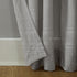 No. 918 Tayla Crushed Texture Semi-Sheer Rod Pocket Curtain Panel, 50" x 120", Gray...