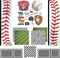 Scrapbook Customs Themed Scrapbook Kit, Baseball Sport Paper, Multi...