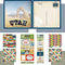Scrapbook Customs Themed Paper and Stickers Scrapbook Kit, Utah Vintage 12 inch by 12 inch...