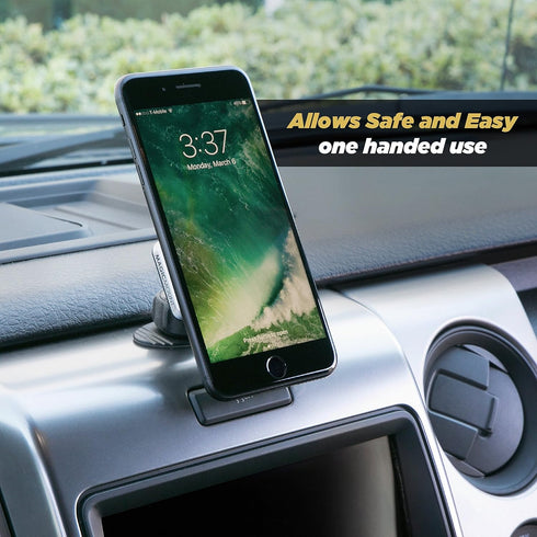 Scosche MPD2PK-UB MagicMount Pro Magnetic Car Phone Holder Mount - 360 Degree Adjustable Head, Universal with All Devices - Dashboard Mount - Pack...