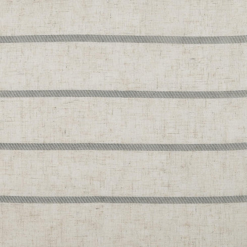 Clean Window Twill Stripe Anti-Dust Allergy/Pet Friendly Anti-Dust Sheer Curtain Panel, 52" x 84", Gray...