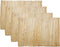 Chardin Home Eco-Friendly Natural Jute/Hemp Placemats 13''x''19, Set of 4 Natural/Beige Table Mats | Perfect for Holidays, Thanksgiving, Christmas...