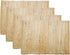 Chardin Home Eco-Friendly Natural Jute/Hemp Placemats 13''x''19, Set of 4 Natural/Beige Table Mats | Perfect for Holidays, Thanksgiving, Christmas...