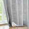 FMFUNCTEX Linen Semi Sheer Grey Curtains for Bedroom Living Room, Gray Curtain Panels 72 Inches Length Sheer Linen Textured Window Drapes Farmhous...