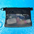 Rolling Nomad 10.2x7.6x0.4 Medium Black Mesh Zipper Bag, Waterproof Travel Pouch, Pouch with Clip for Toiletries, Cosmetics, Accessories, Storage...