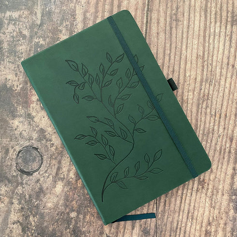 RICCO BELLO Classic College Ruled Notebook | Faux Leather Hardcover Lined Writing Journal for Work, Home, School | 192 Lined Pages, 5.7 x 8.4-Inch...