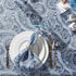DII Paisley Outdoor Tabletop Collection, Water Resistant, Tablecloth, 60" (Round), Blue...