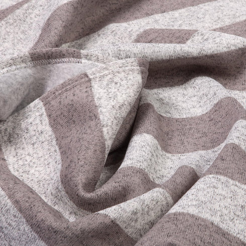 Trend Lab Soft Receiving Deluxe Sweatshirt Knit Baby Blanket, Rugby Stripe...