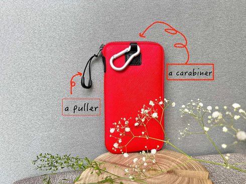 OneJoy Neoprene Cell Phone Pouch, Large Zipper Opening, Lightweight & Protective Phone Sleeves for iPhone Durable Phone Carrier Bag, Thermal Carry...