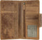 Mou Meraki Genuine Leather RFID Blocking Long Wallet – Vintage Bifold for Men (ANCIENT COGNAC)...