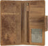 Mou Meraki Genuine Leather RFID Blocking Long Wallet – Vintage Bifold for Men (ANCIENT COGNAC)...