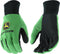 John Deere JD00002 Jersey Gloves - 10 oz Jersey Gloves for Youth, Ribbed Knit Wrist, Polyester/Cotton Fabric, Straight Thumb, Green/Black...