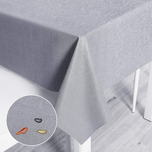 Obstal Vinyl Tablecloth for Picnic Camping Outdoor, 100% Waterproof Oil-Proof Spill-Proof PVC Table Cloth, Wipeable Thick Rectangle Tablecloth Cov...