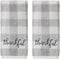 SKL Home by Saturday Knight Ltd. Thankful Plaid Hand Towel (2-Pack), Gray...