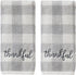 SKL Home by Saturday Knight Ltd. Thankful Plaid Hand Towel (2-Pack), Gray...