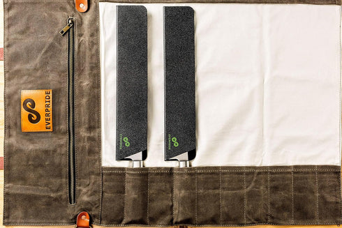 EVERPRIDE 12 Inch Chef Knife Guard Set (2-Piece Set) Long Knives Blade Edge Cover Sheaths for Chef’s Knives – Durable, BPA-Free, Felt Lined, Sturd...