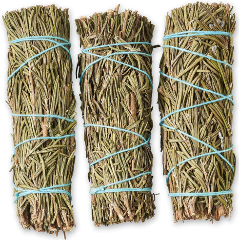Rosemary Smudge Sticks 4 Inch | Rosemary Sage Smudging Wands | Wholesale Sage Bulk Sage Kit | Salvia Blanca para Limpiar | Sustainably Sourced Cal...
