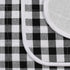 Buffalo Classic Check Plaid 2-Piece Dish Drying Mat Set - Extra Large 18"x24" Black...