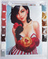Happy Housewife Bead Embroidery kit, Girl Beading Needlepoint kit, Woman People Embroidery, mom DIY Gift idea, Kitchen Wall Decor, Tapestry......