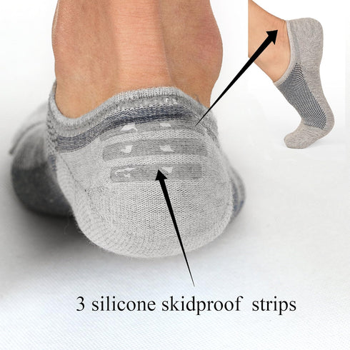 Mottee&Zconia No Show Socks for Unisex Mens Womens Low Cut No See Liner Invisible Ankle Cotton Socks...