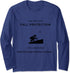 Funny Fall Protection Roofing Long Sleeve T-Shirt...