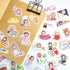 Alideco 160Pcs Cute Journal Stickers Kawaii Girls People Bulk Scrapbooking Stickers for journaling DIY Crafts Embelishment Decoration Diary Sticke...
