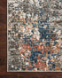Loloi II Bianca Collection BIA-06 Granite/Multi 18" x 18" Sample Sample Rug...