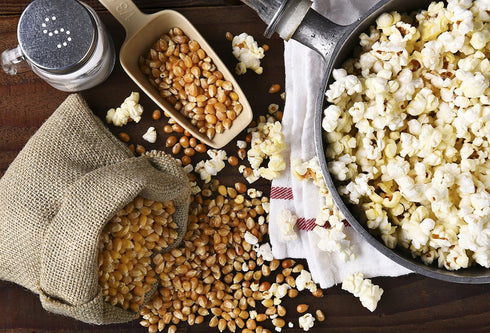 Amish Country Popcorn | Oil and Seasoning Variety Pack | Coconut Oil - 15 oz and Ballpark ButterSalt Popcorn Salt - 6 oz...