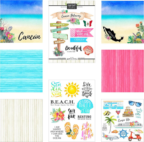 Scrapbook Customs Cancun Getaway Scrapbook Kit...