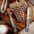 Camping Utensils, 6-In-1 Detachable Stainless Steel Camping Flatware Multi-tool kits with Spoon Fork Knife Corkscrew Bottle&Can Opener, Folding Po...