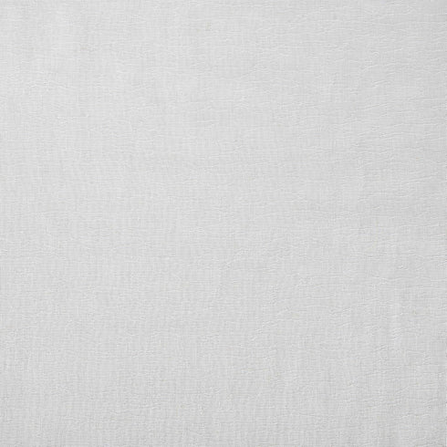Clean Window Crushed Texture Allergy/Pet Friendly Anti-Dust Sheer Curtain Panel, 52" W x 96" L, White...