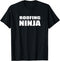 Roofer Shirt Funny Ninja Roofing Work Profession Tee...