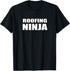 Roofer Shirt Funny Ninja Roofing Work Profession Tee...