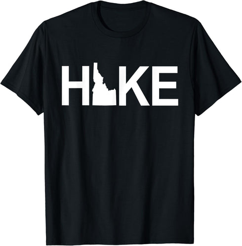 Hike Idaho T-Shirt Outdoor Camping Hiking Shirt...