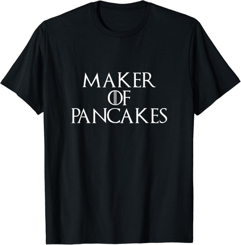 Maker Of Pancakes Funny Breakfast Best Pancake Waffle Gift T-Shirt...