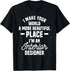 Interior Designer Room Decorator Home Design Specialist T-Shirt...