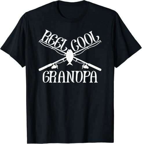 Funny Cool Fishing Grandpa Matching Camping Gear T-Shirt...