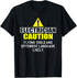 Electrician Caution T-Shirt Funny Flying Tools Electric Tee...