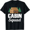 Cabin Squad Mountain Camping House Outdoor Camper T-Shirt...