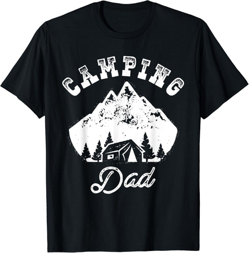Mens Dad's Summer Camping Gear - Outdoor Father of The Year T-Shirt...